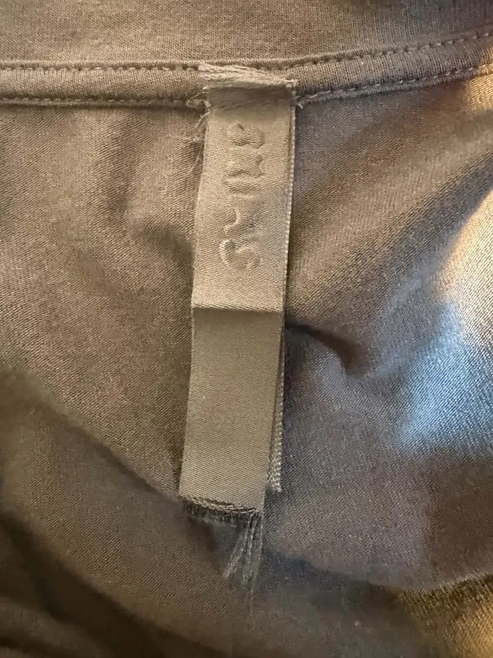 SKIMS Quarter Zip XL Fleece Pullover Sweatshirt Charcoal Grey Activewear